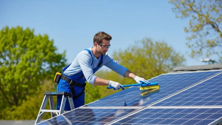 Featured image for &ldquo;Spring Clean Your Solar Panels for Peak Output: Practical Cleaning and Care Tips&rdquo;